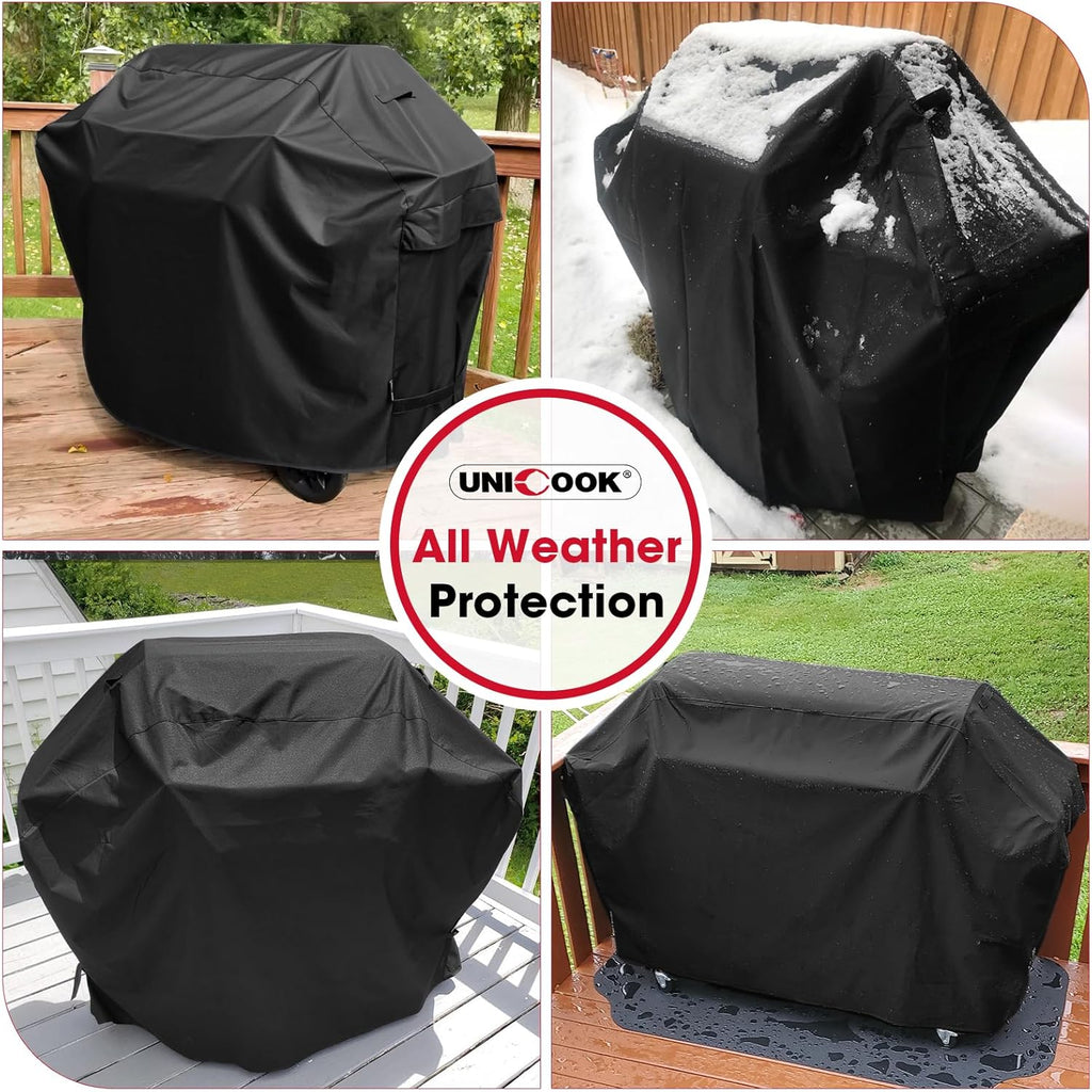 Outdoor Large Grill Cover 70 Inch, Heavy Duty Waterproof Gas Grill Cover for Outside, Fade Resistant Durable BBQ