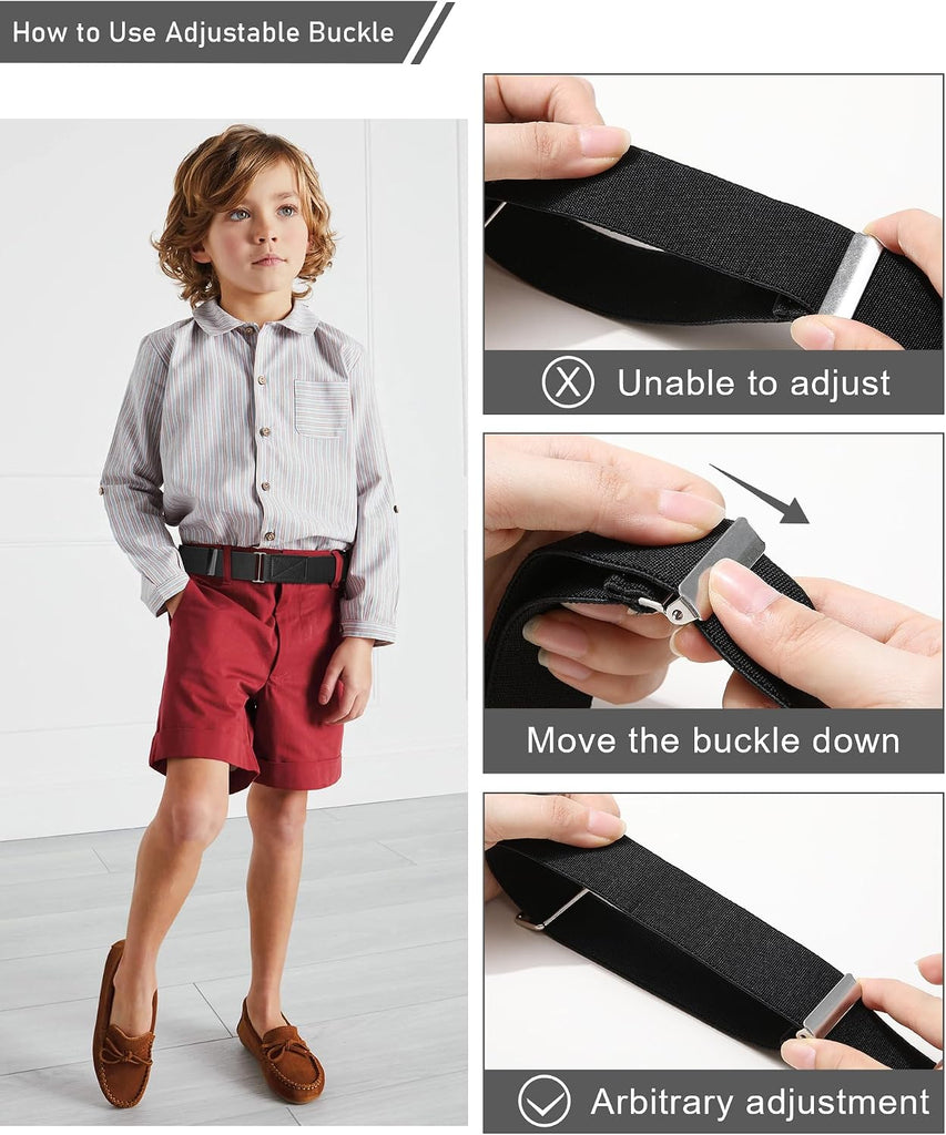 Toddler Belt for Boys & Girls, Kids Adjustable Elastic Velcro Belt