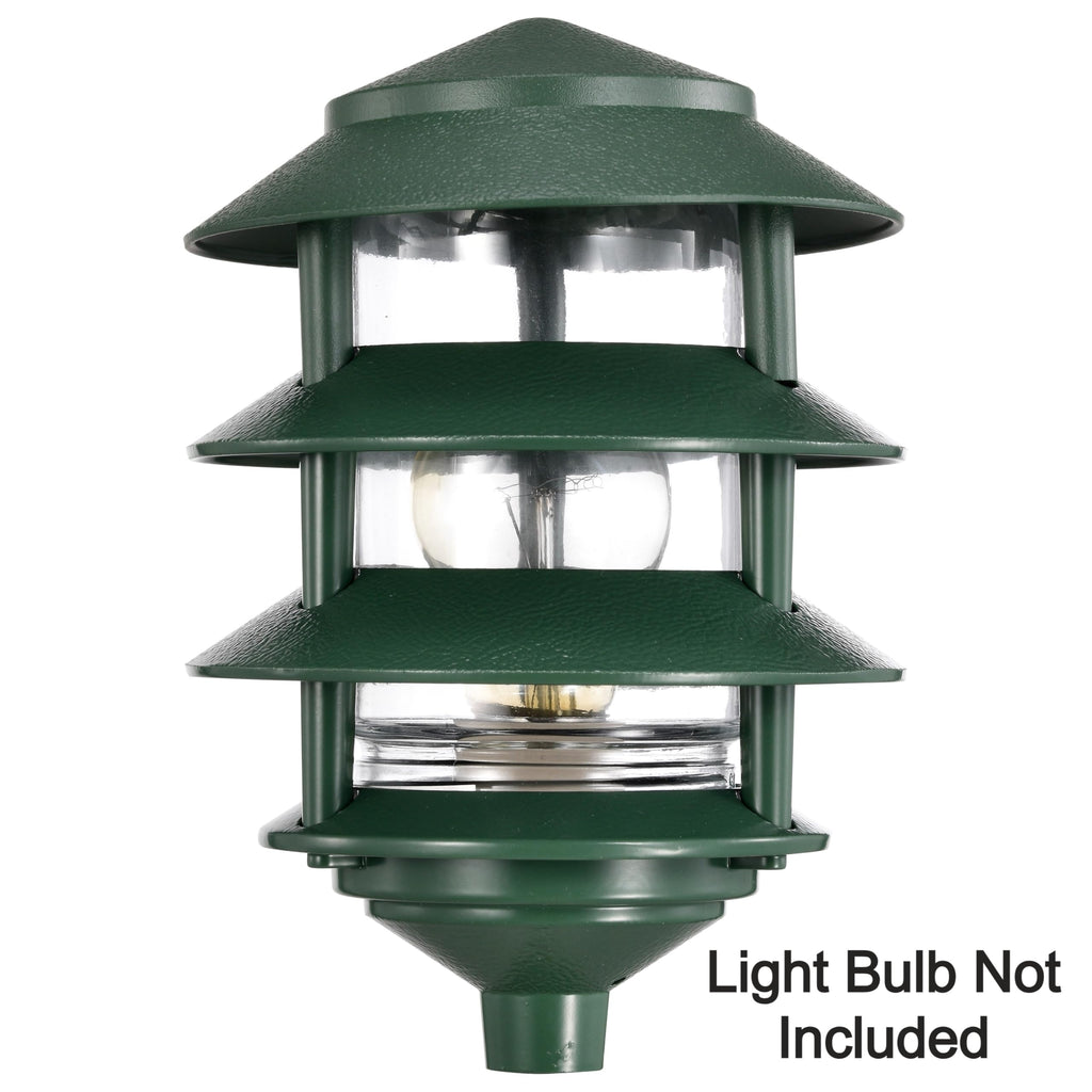 SF77/324, Outdoor Pagoda Landscape Path Light, Landscape Light, Green