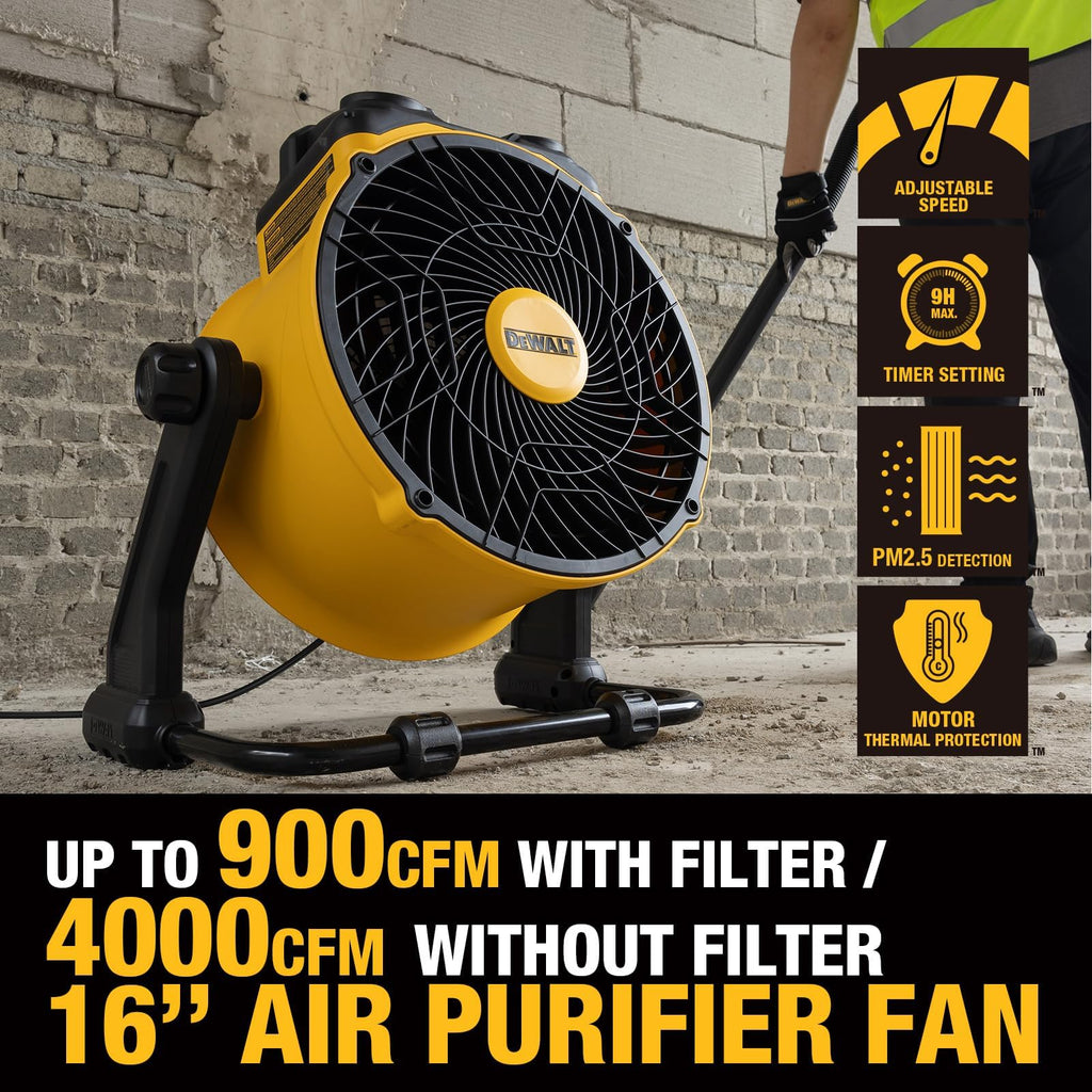 High Velocity Air Purifier Industrial Floor Fan with Filter