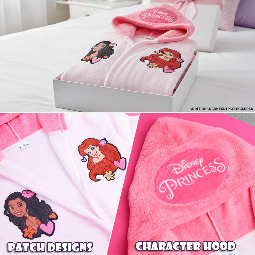 Fleece Bathrobe for Girls, Teens, Dressing Gown, Soft Hooded Robe, Cozy Loungewear, Sleepwear Gifts for Girls