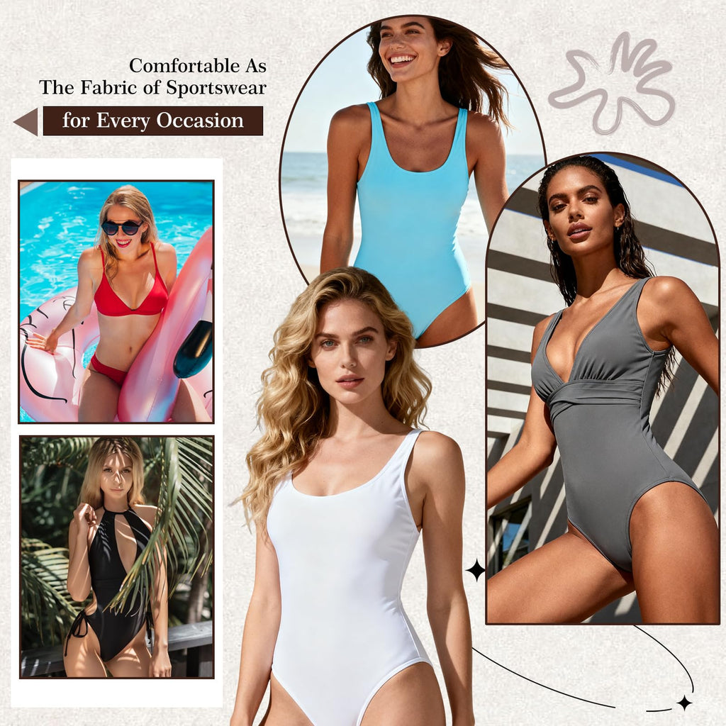Light Brown Nylon Spandex Fabric, Matte Swimsuit Activewear Fabric by The Yard, 80% Nylon, 20% Spandex, 4-Way Stretch