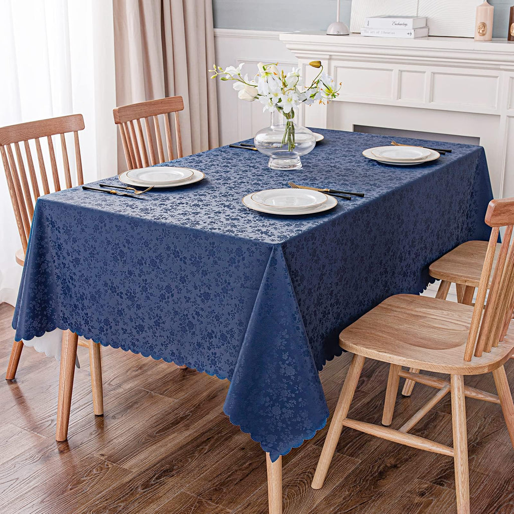 Rectangle Waterproof Heavy Duty Vinyl Tablecloths, 70 x 120 Inch