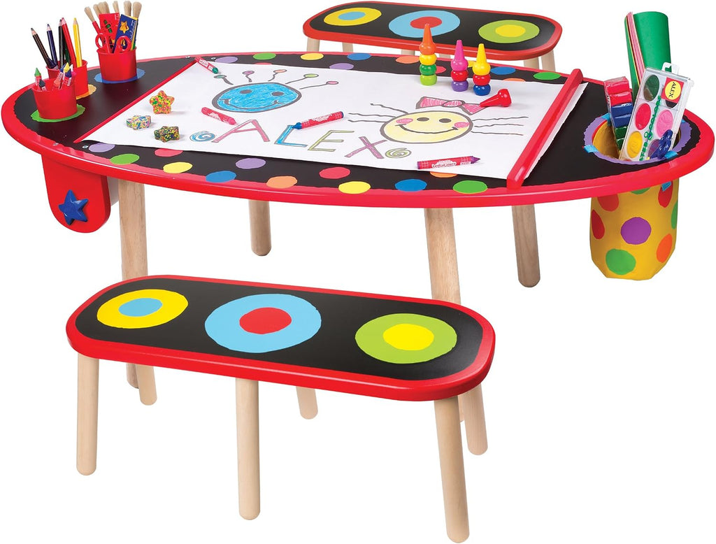 Super Art Table with Paper Roll Kids Art Supplies
