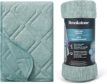 Cooling Comfort Throw - Innovative Cooling Dual-Sided Throw - Oversized Cool Blanket for Hot Sleepers - Cooling