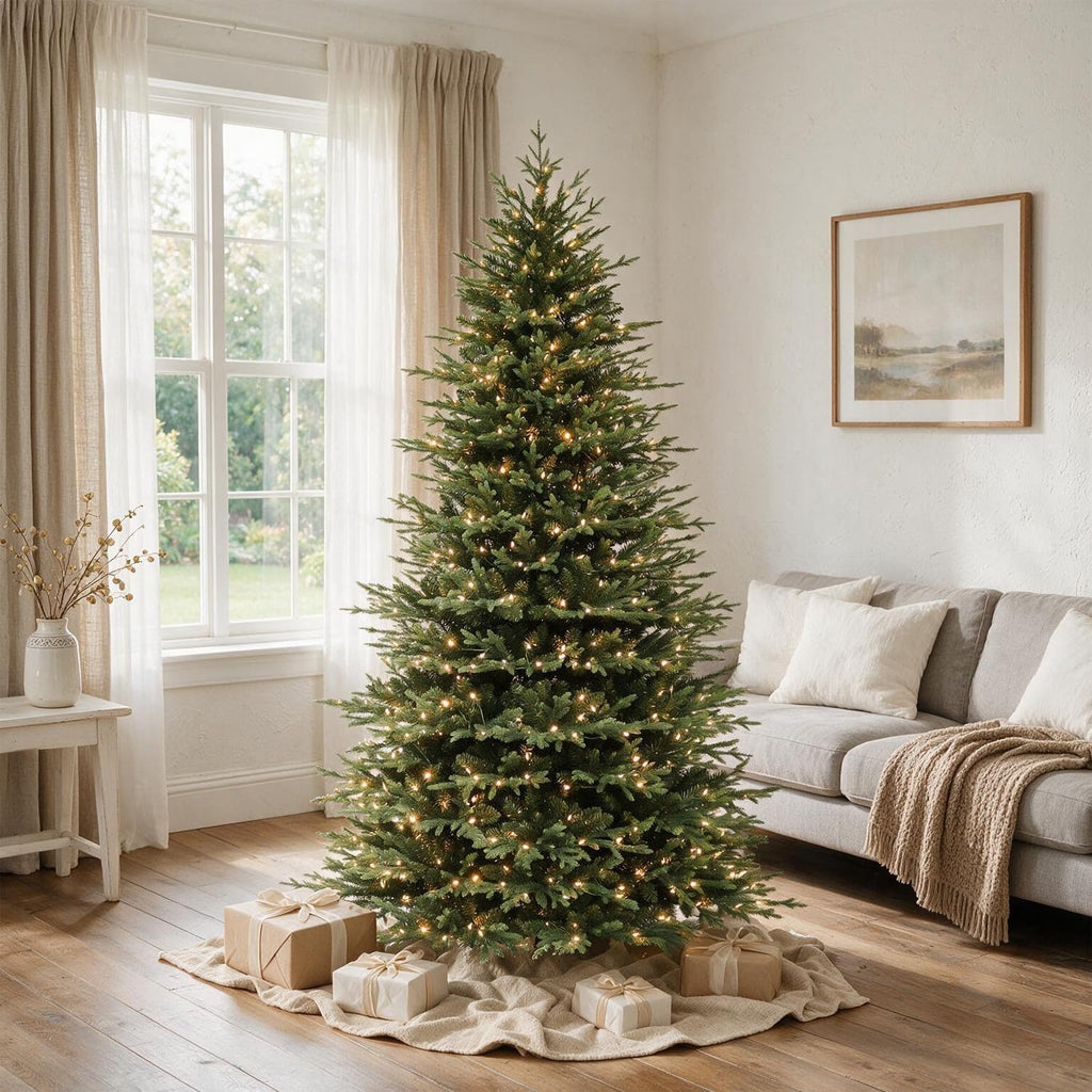 Prelit Premium Christmas Tree with 600 Warm White LEDs