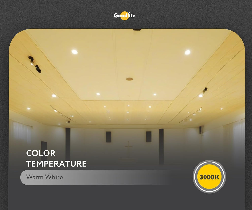 Led 6W (50W Equivalent) 530 lm BR20 Recessed Light Bulbdimmable Warm White Flood Light