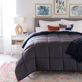 Reversible Down Alternative Comforter and Duvet Insert, for Queen Bed