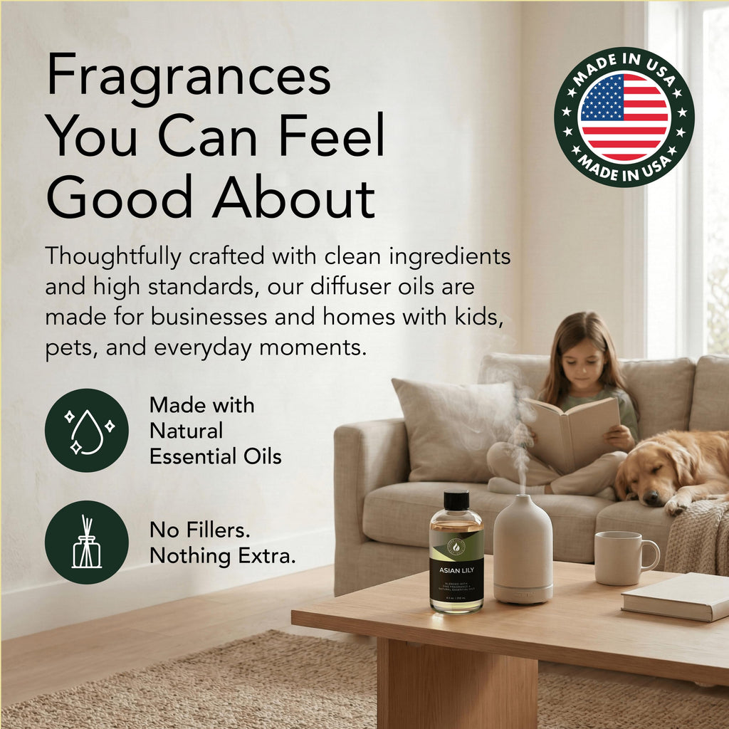 Asian Lily Luxury Diffuser Oil Refill (8.5 Fl Oz)