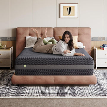 Queen Gel Memory Foam Mattress 12 Inch for Spinal Alignment | 12 Inch Queen Mattress for Responsive Support &