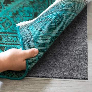8x10 FT Non Slip Rug Pad Waterproof Cushioned Felt Rug Pad for Hardwood Floors 1/8" Thick Soft Carpet Pad - Set of 80