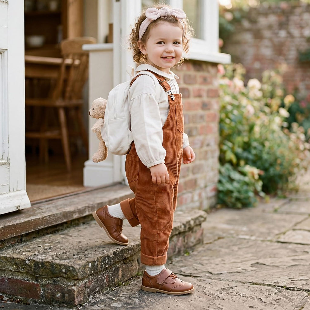 Toddler Boy Girl Dress Shoes, Little Kids Comfortable Wingtip Oxfords