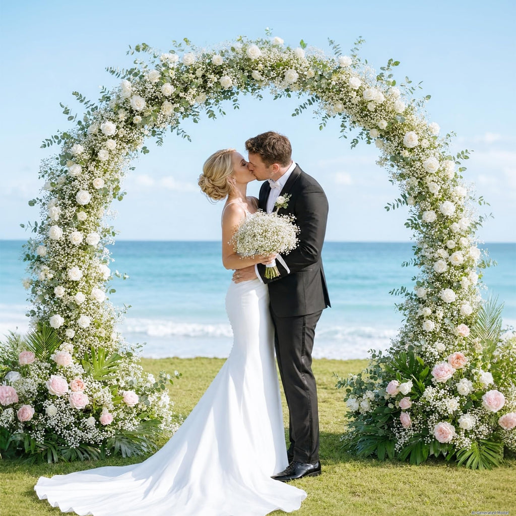 100 Baby Breath Flowers Artificial Bulk, 21" Babys Breath Artificial Flower