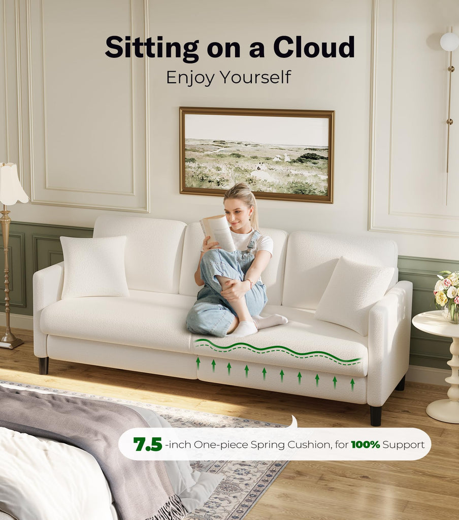 Couches, 83"Teddy Sofa Couch, Sofas