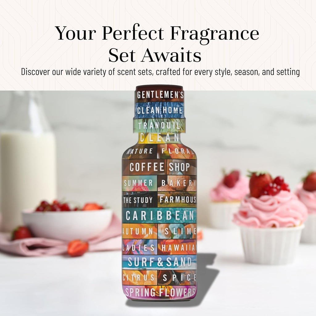 Sweet Essential Oil - 14x10ml Set, Premium Fragrance Oils for Candle Making, Diffuser, Soap, Perfume, Bath & Body - Set of 14