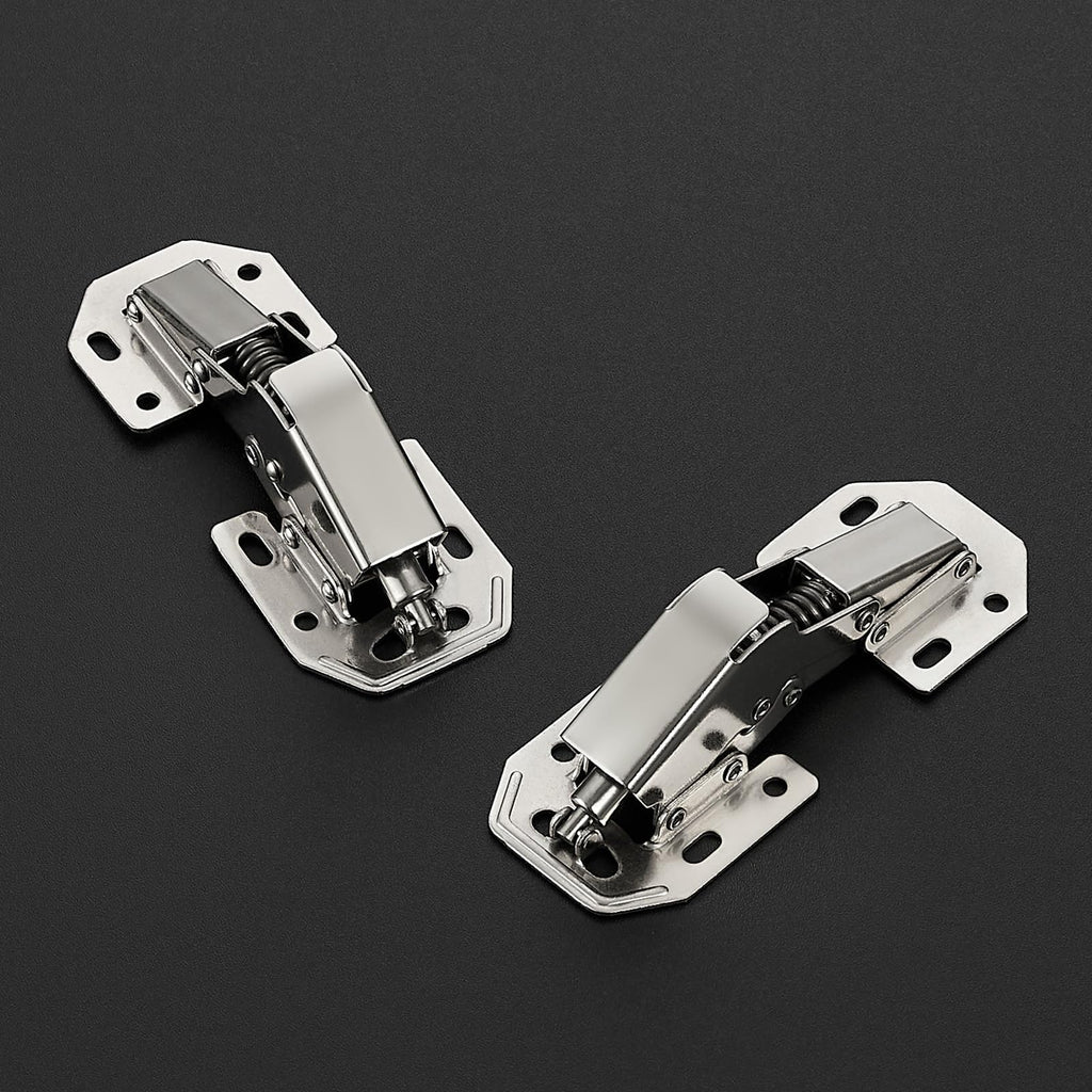 Hidden Cabinet Hinges, Soft Close, Concealed Cabinet Hinges 4 Pack