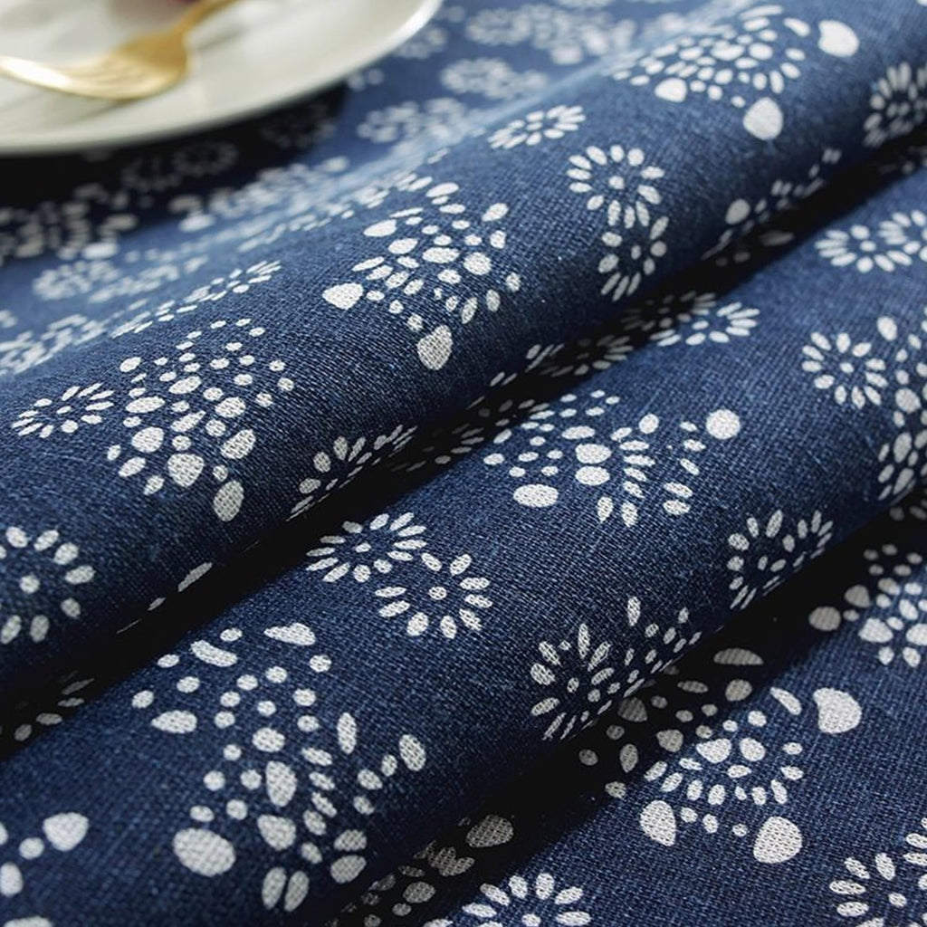 Linen Floral Fabric Upholstery Fabric 2 Yard by 62 Inch