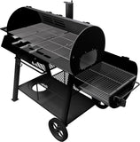 Charcoal and Gas Smoker & Grill Combo, Oklahoma Joe’s Canyon Style Outdoor BBQ Smoker and Grill for Backyard Cooking