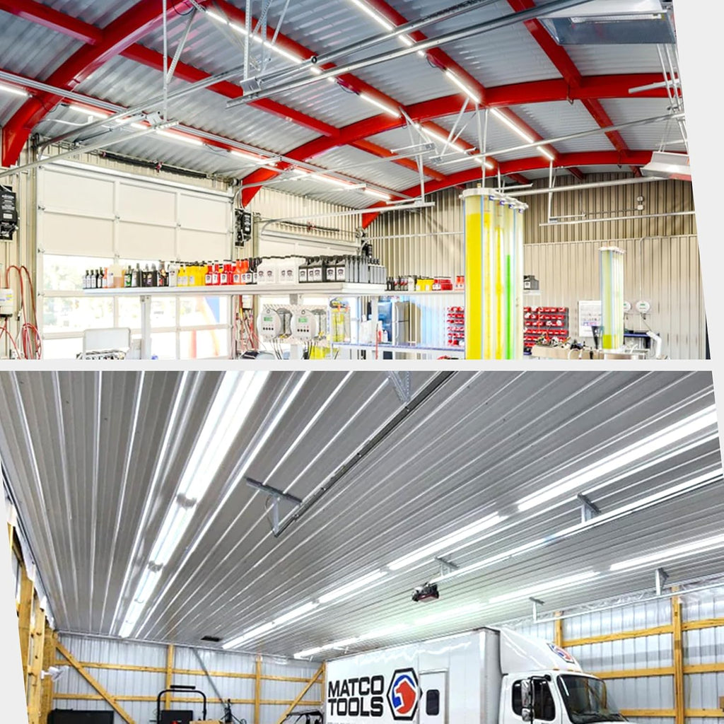 4 Pack T8 LED Bulbs 4FT Tube Light, 30W, Ballast Bypass, Double-Ended, 6000K, 4000lm, Frosted Cover, T8 T10 T12