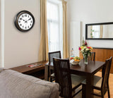 45MinST 12 Inches Retro Wall Clock, Silent Non Ticking Battery Operated Movement, Decor for Home/Wall Decor