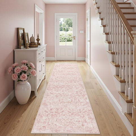 Pink 2x10 Runner Rug