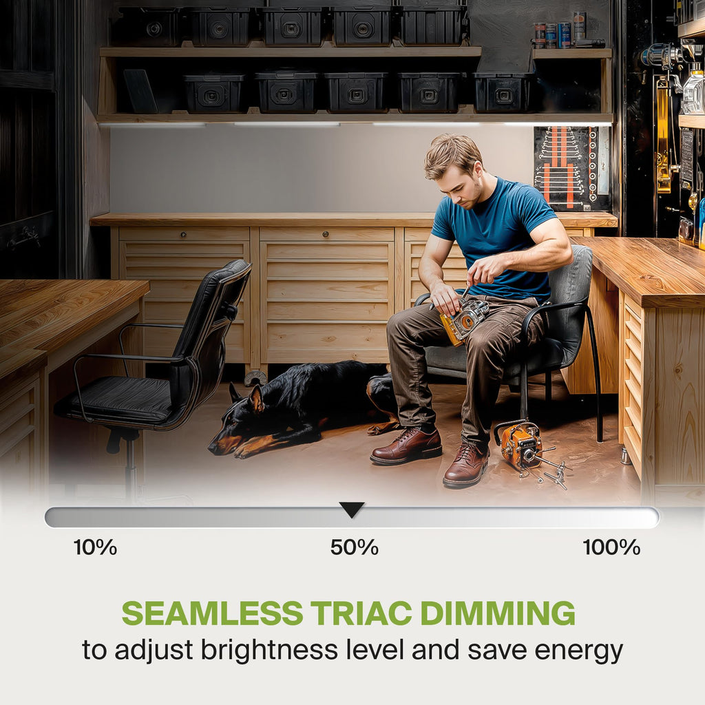 LED Under Cabinet Lighting, 32 inch 16W 1057 LM Dimmable Hardwired Under Cabinet Lights, 3000K Soft/4000K Cool/5000K