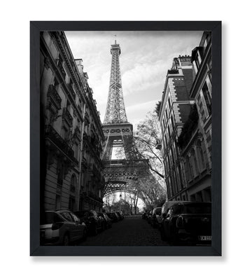 Master Street of Paris Poster - Eiffel Tower Print - Paris Artwork - Photography Design - Black & White - City