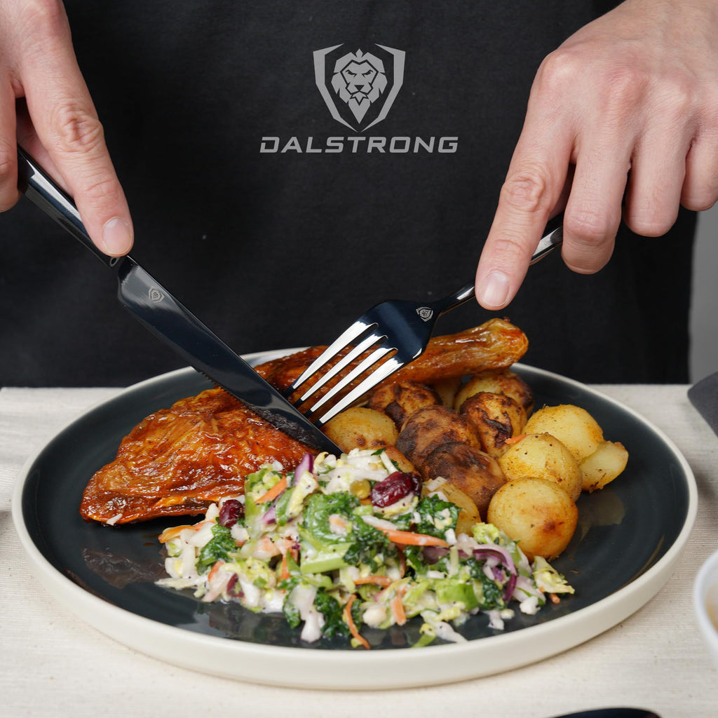 20-Pc Black Flatware Set - High-Carbon Stainless Steel