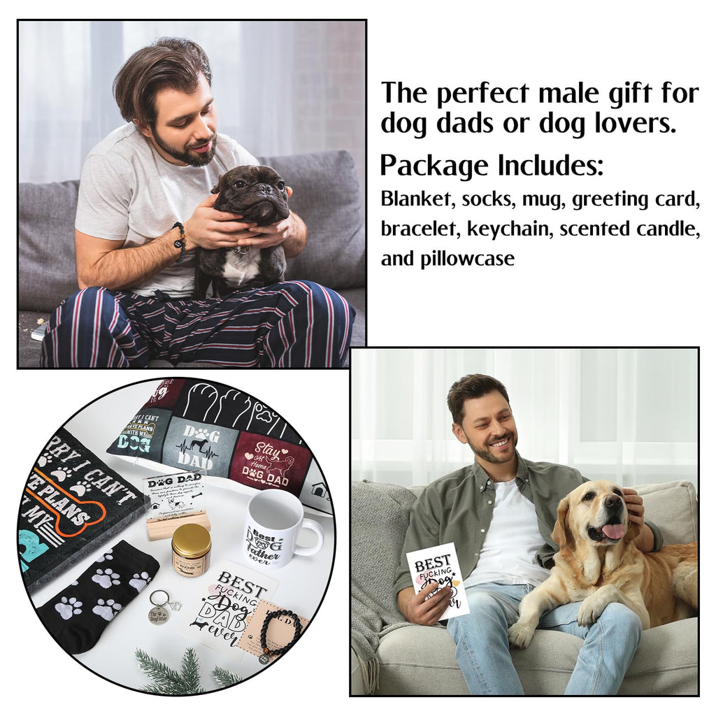 11 Pcs Dog Dad Gifts for Men Dog Lover Gift Set Birthday Gifts