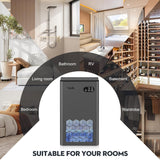 Dehumidifier for Home 95 OZ Water Tank, 1000 sq.ft Dehumidifiers for Basement Bedroom Bathroom with Auto Shut Off 7