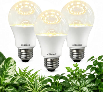 LED Grow Light Bulbs, Full Spectrum Plant Light Bulb, 9W E26, 120V