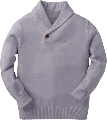 Toddler Baby Boy Girl Shawl Collar Pullover Kid Cable Knit Sweaters