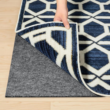 Felt and Rubber Backing Rug Pad, 8"x10" Non-Slip Rug Pads, 1/8" Thick, Under Area Carpet Protective Pads, Cushioned