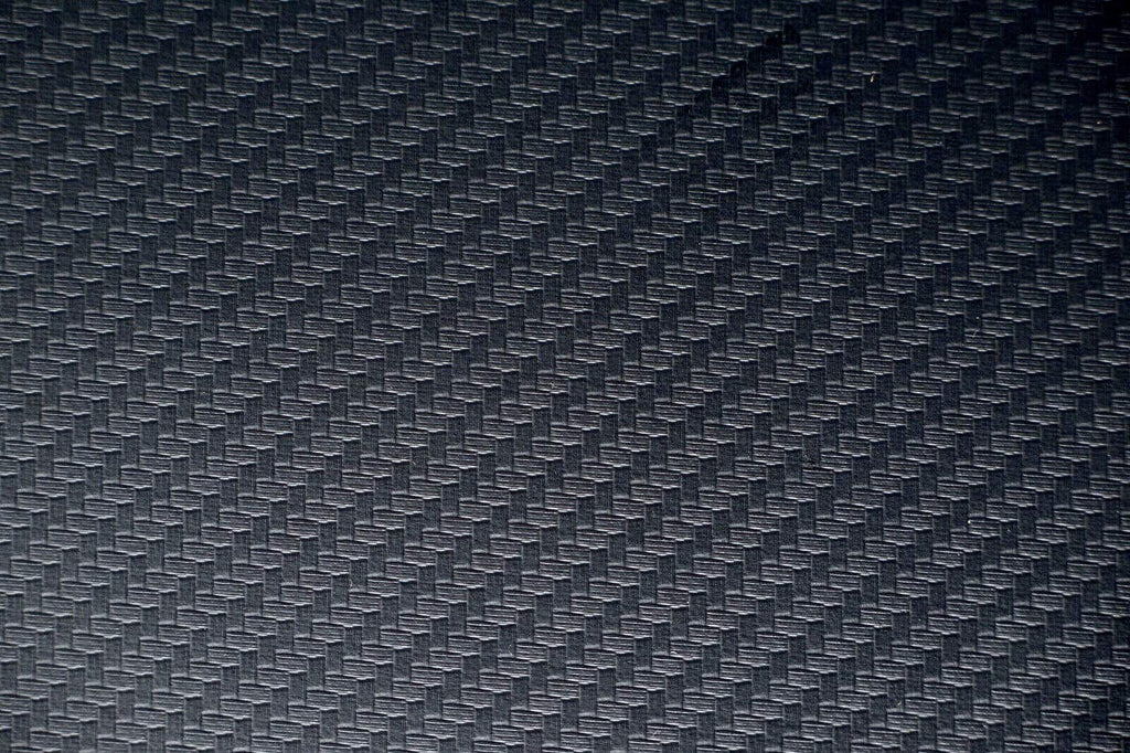 Carbon Fiber Vinyl Weatherproof Waterproof Faux Leather Marine UV Protected Upholstery Fabric Black / 54" Wide/Sold