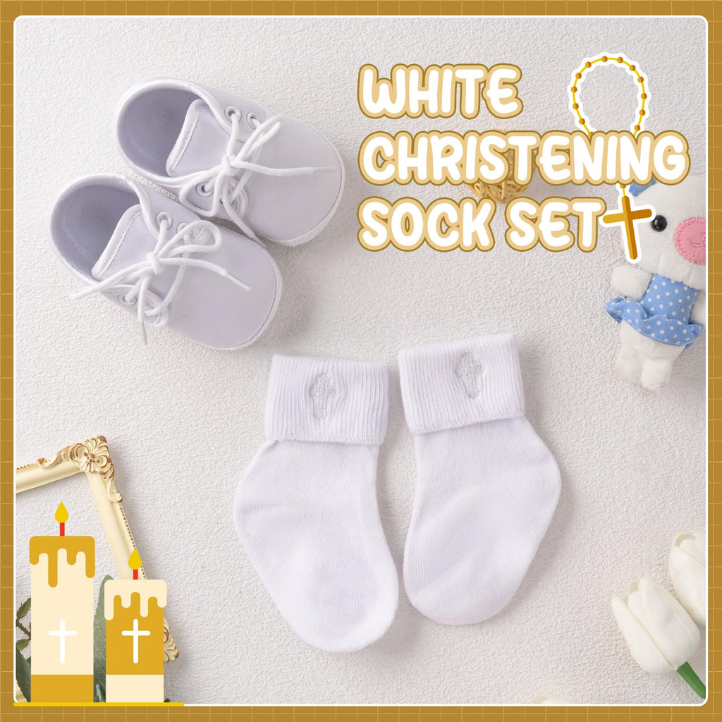 Baptism Outfits for Boys White Baby Socks Baby Boy Shoes