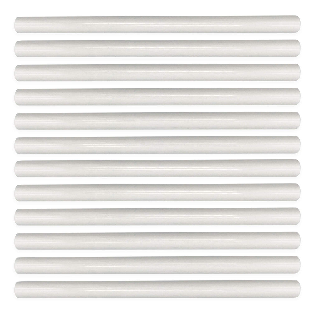 Bright White Soho Bullnose 3/4 X 12 inch Liner Trim 12 Pieces | Molding Tile Bathroom Ceramic Tile Finishing (12