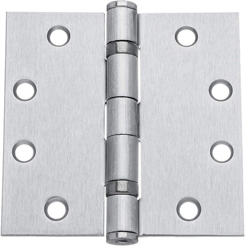 Door Hinges, Heavy Duty 4.5x4.5 Full Mortise Ball Bearing Design for a Smooth Quiet Swing