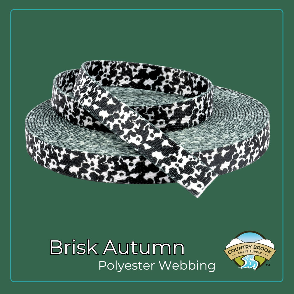 Dairy Cow Polyester Webbing (3/4 Inch, 5 Yards)