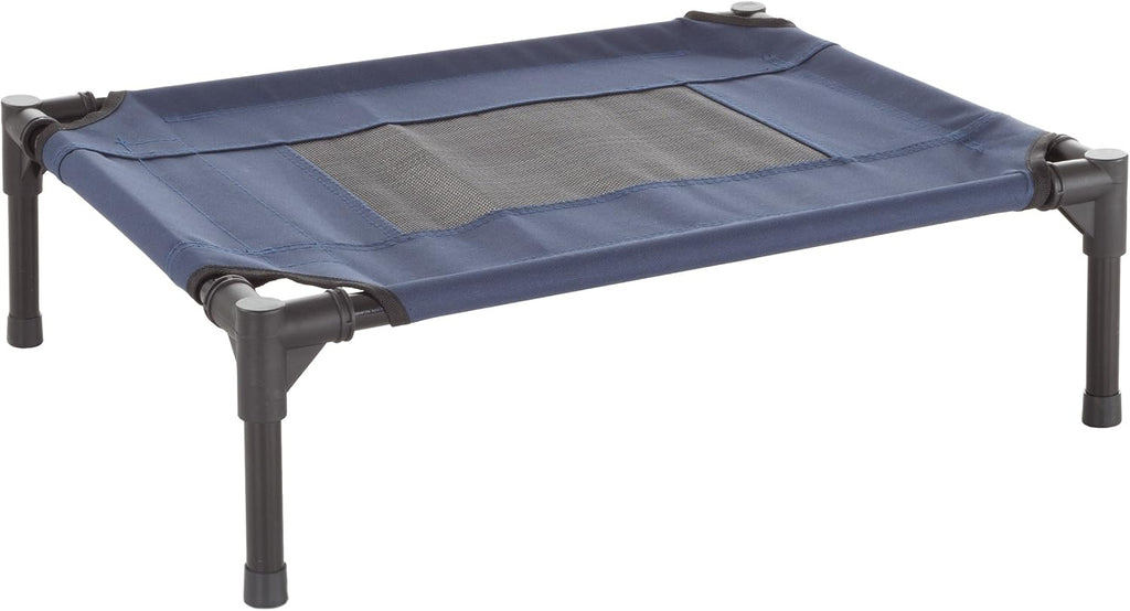 Elevated Dog Bed - 24.5x18.5-Inch Portable Pet Bed with Non-Slip Feet - Indoor/Outdoor Dog Cot or Puppy Bed for Pets