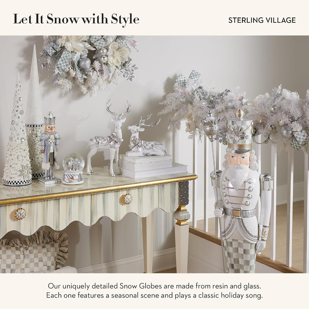 Snow Globe, Musical Christmas Decor , Sterling Village