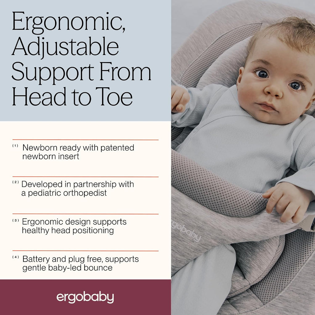 Evolve in-1 Bouncer Seat for Babies and Toddlers 5.5-25 lbs