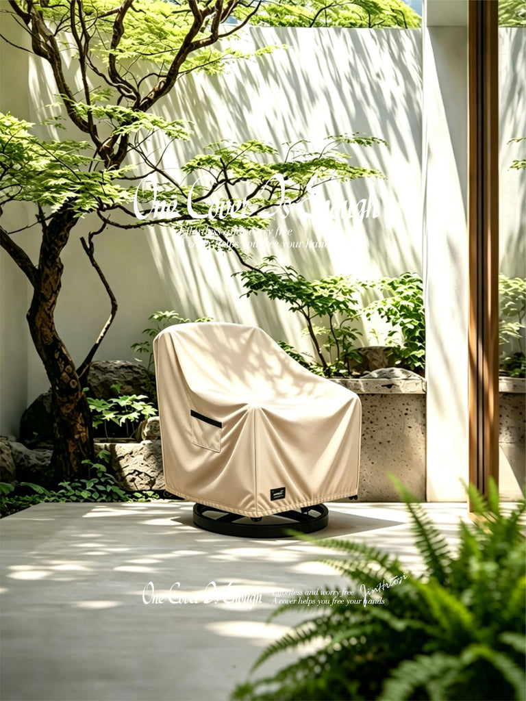 JinHrtoyi Outdoor Chair Covers 2 Pack, 30Wx34Dx38H inches Patio Chair Cover, 100% Waterproof Heavy Duty Outdoor