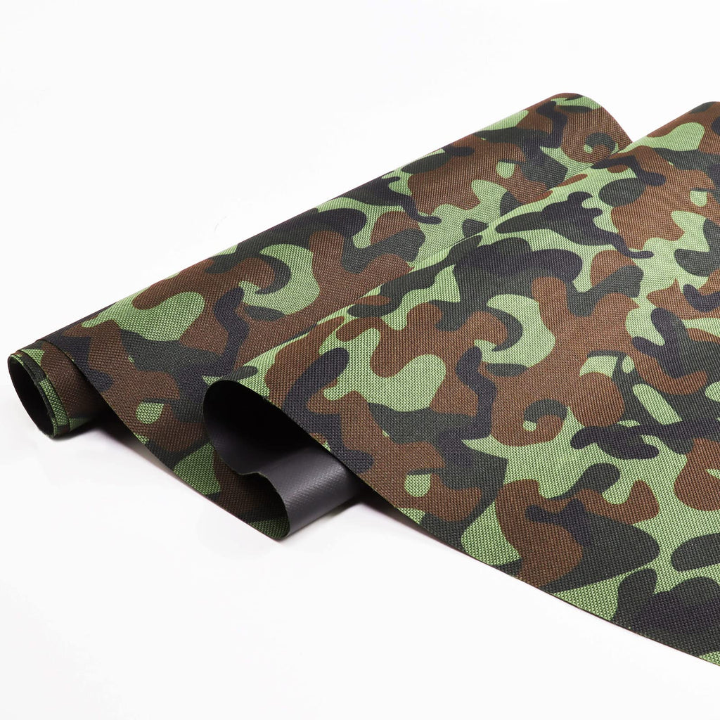 Marine Waterproof Canvas Fabric 600D Camouflage Material 60"×185"