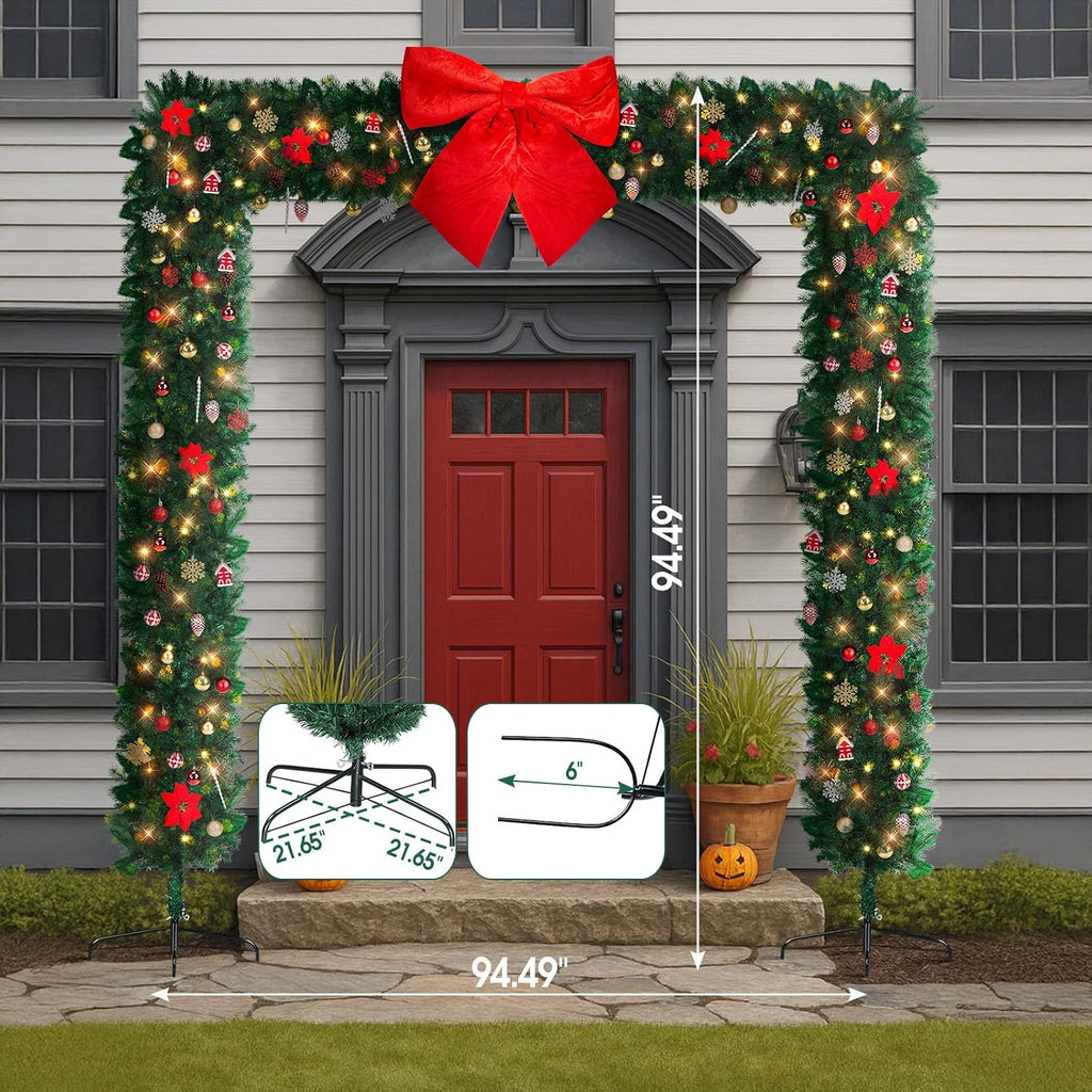Lighted Christmas Archway Decoration with 350 LED