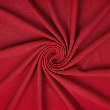 1 Yard Red Nylon Spandex Fabric, 59 Inch Wide