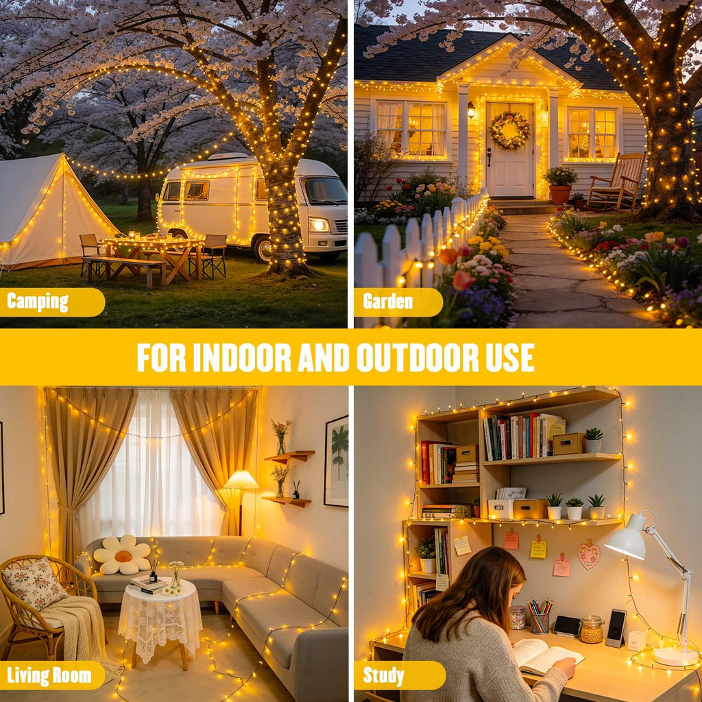1000 LED 328 FT Christmas Lights, String Lights Plug