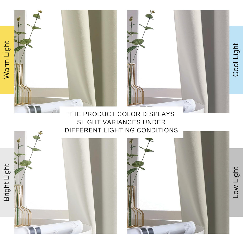 Blackout Curtain Sliding Door - Grommet Extra Wide Sliding Door Curtains Room Darkening Weighted Drape /Patio