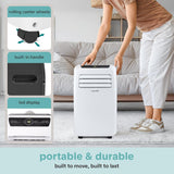 Portable Air Conditioner with Heat & Built-in Dehumidifier 10,000 BTU