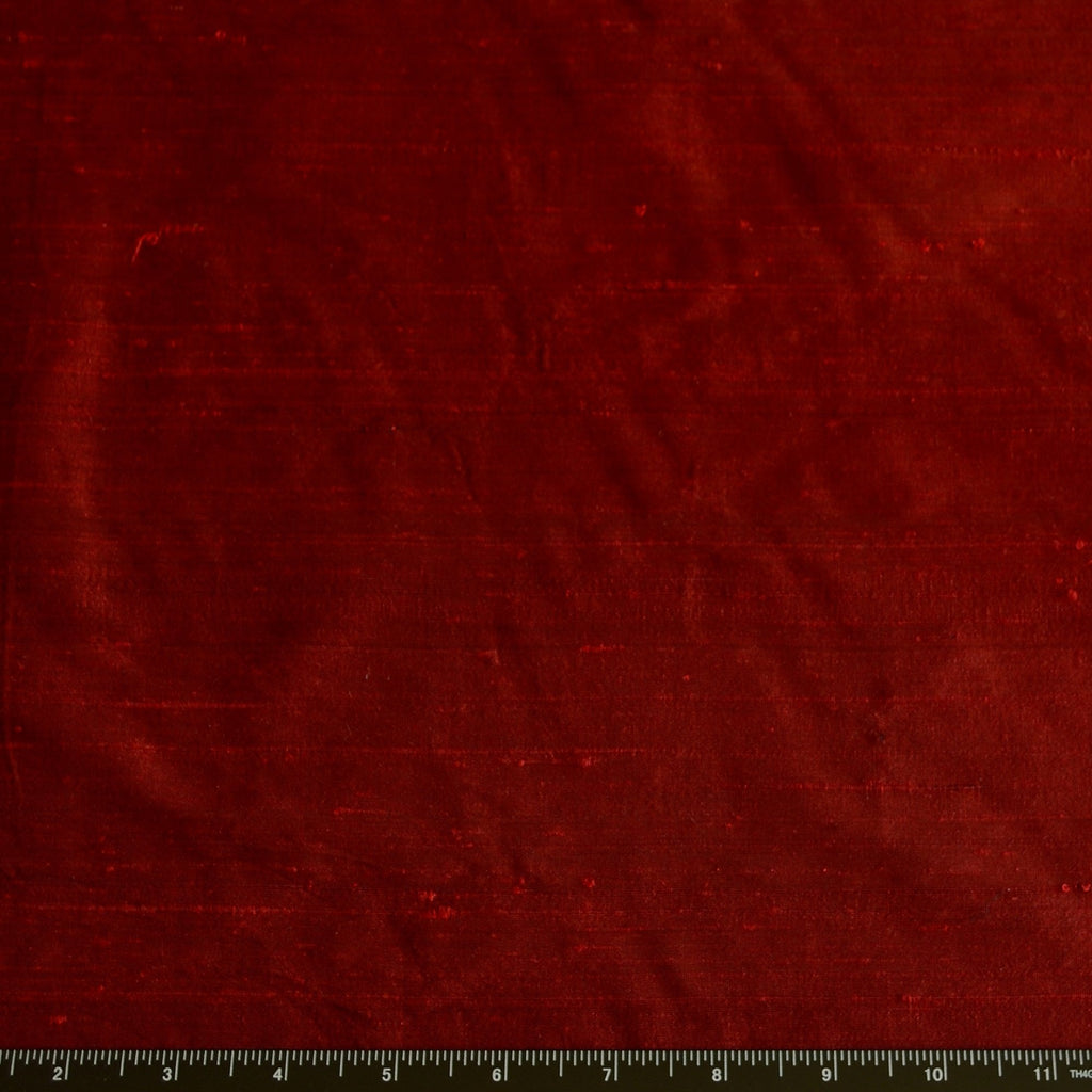 44" Wide - Iridescent Burgundy Dupioni Silk, 100% Silk Fabric, by The Yard