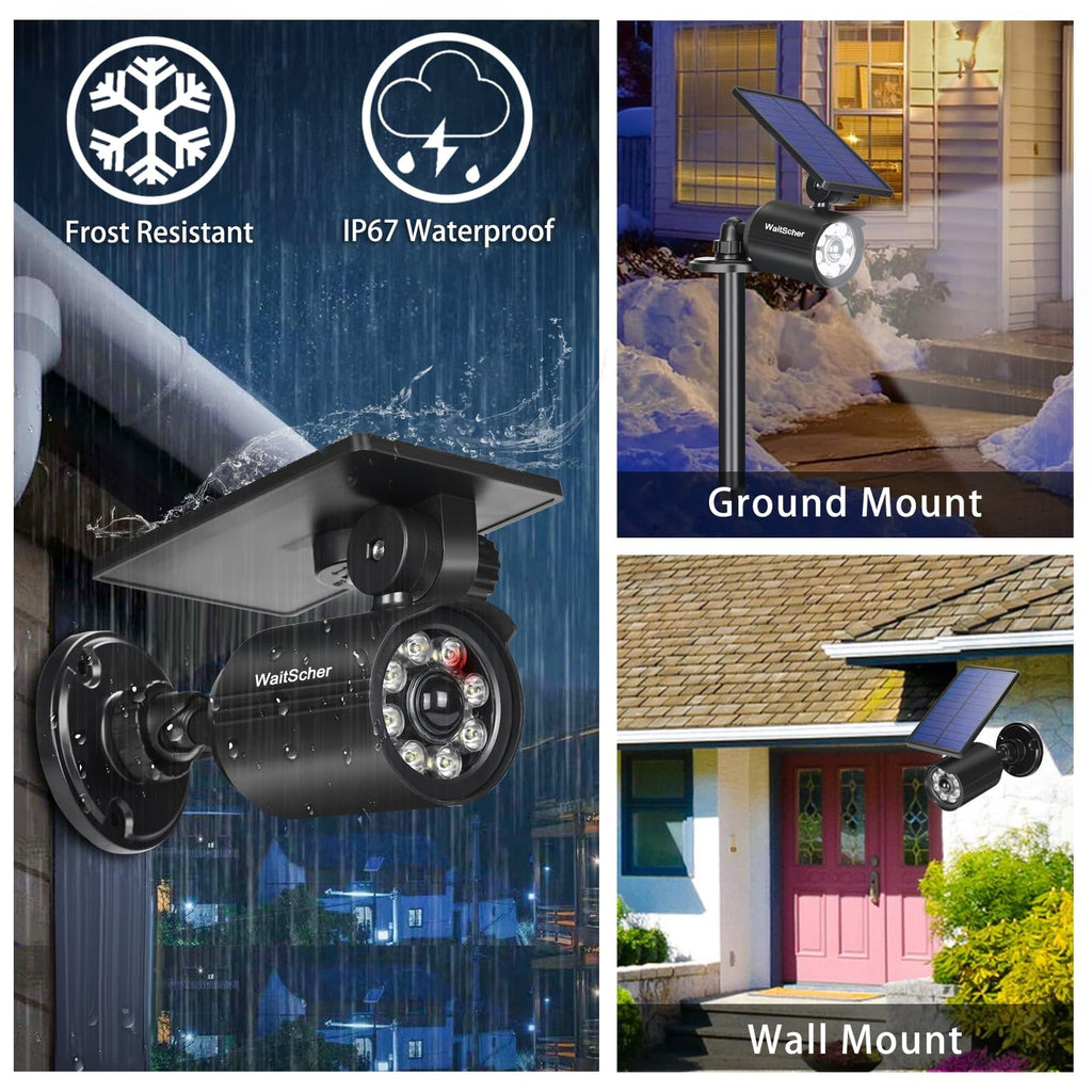 Solar Motion Lights Outdoor Waterproof 3600mAh Solar Security Light for Outside Garden Driveway Path Deck Landscape